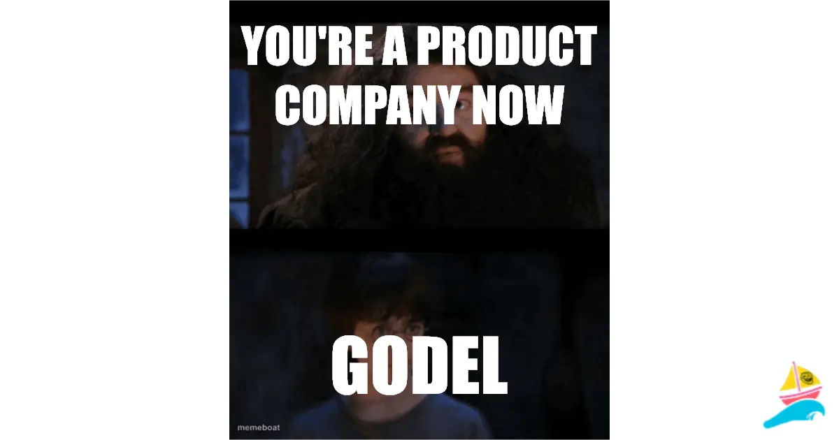 You're a product company now