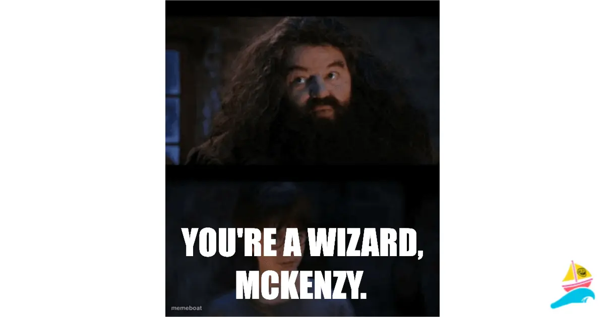 You're a wizard, Mckenzy.