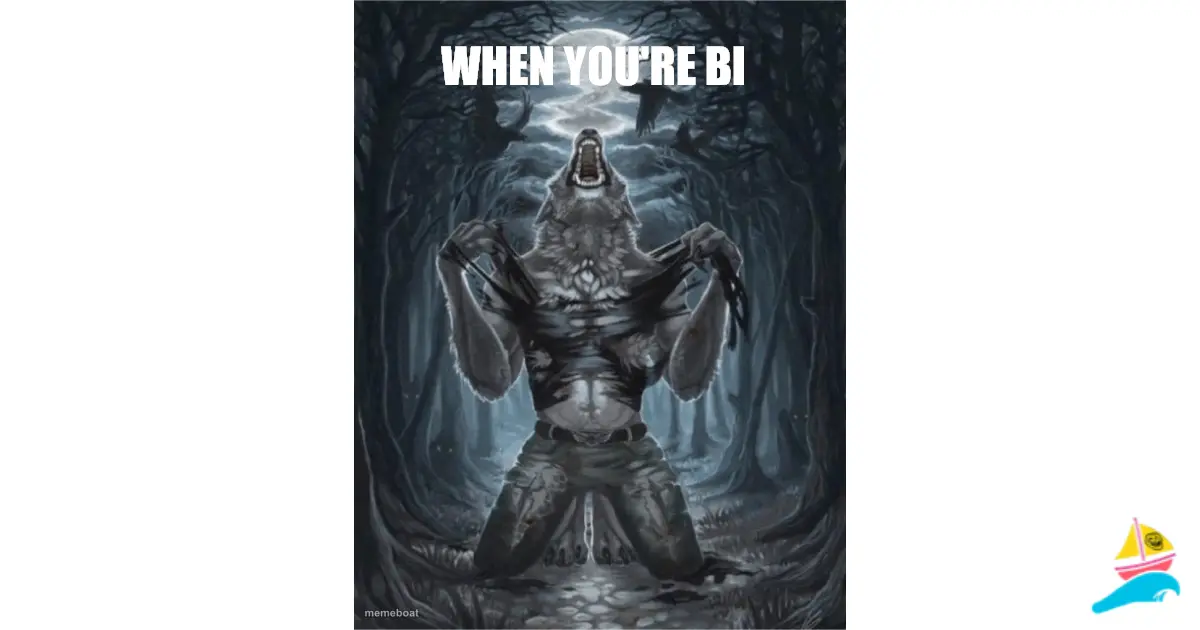 When you're bi