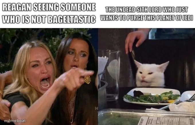 reagan seeing someone who is not bageltastic