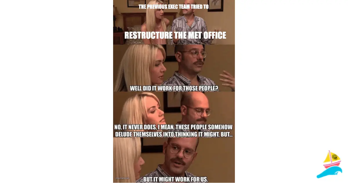 The previous exec team tried to
