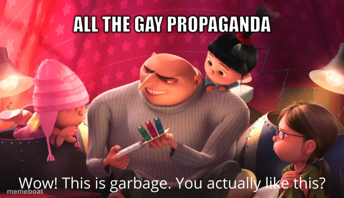 All the gay propaganda